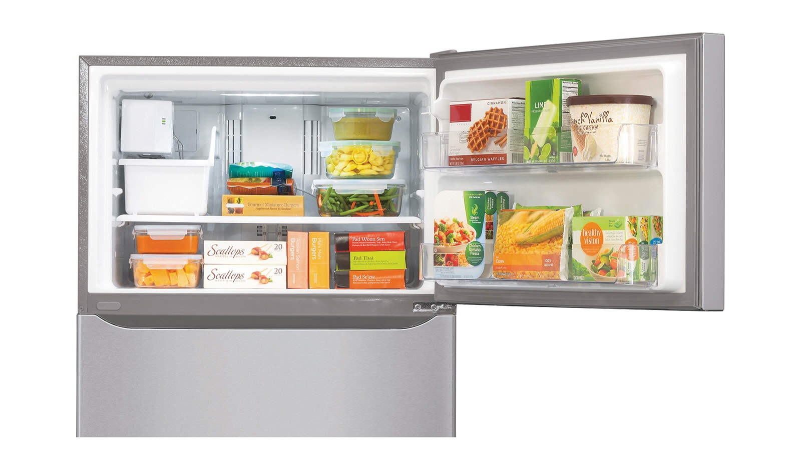 LG 30 INCH, 20 CU.FT. TOP FREEZER REFRIGERATOR WITH MULTI-AIR FLOW COOLING, LTCS20220S